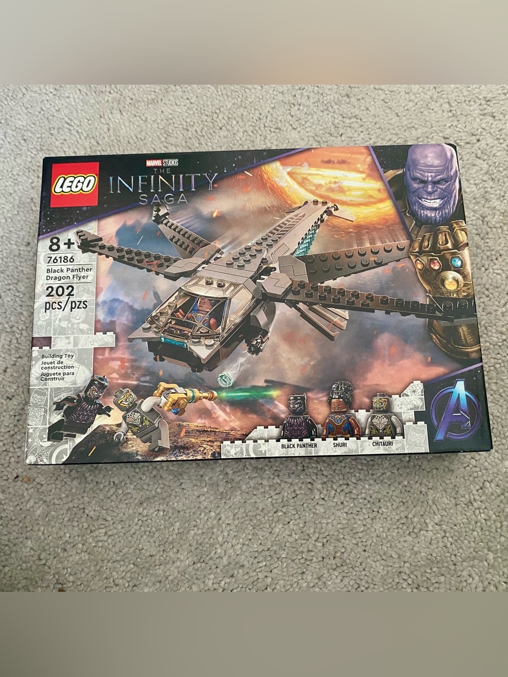 LEGO 76186 Marvel Super Heroes: Black Panther Dragon Flyer